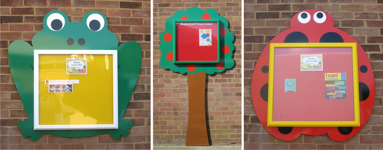 Squiggle Child Friendly School Notice Boards